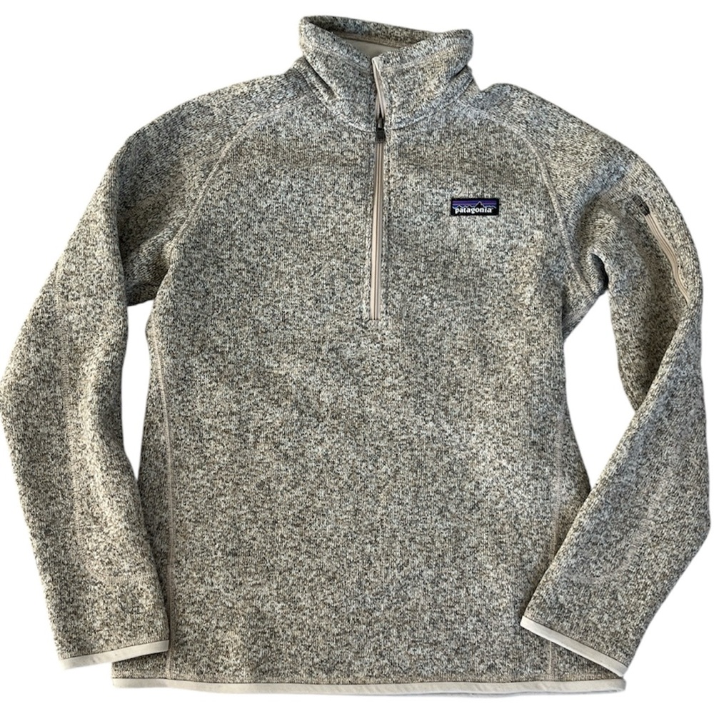 Patagonia Better Sweater Quarter Zip Pullover Women Med STY25617FA18 Cozy Fleece